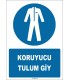 ZY1683 - ISO 7010 Koruyucu Tulum Giy