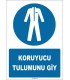 ZY1685 - ISO 7010 Koruyucu Tulumunu Giy