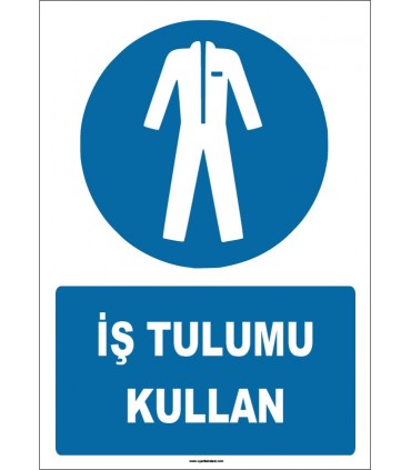 ZY1689 - ISO 7010 İş Tulumu Kullan