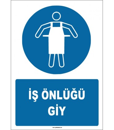 ZY1704 - ISO 7010 İş Önlüğü Giy