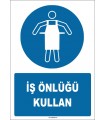 ZY1705 - ISO 7010 İş Önlüğü Kullan