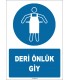 ZY1707 - ISO 7010 Deri Önlük Giy