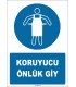 ZY1708 - ISO 7010 Koruyucu Önlük Giy
