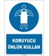 ZY1720 - ISO 7010 Koruyucu Önlük Kullan