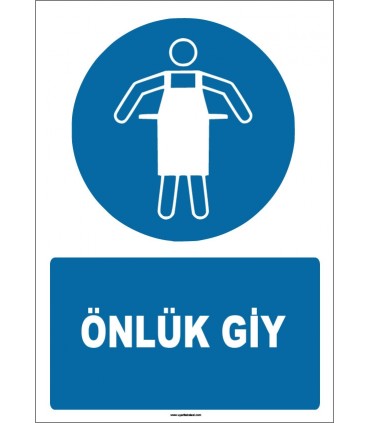 ZY1710 - ISO 7010 Önlük Giy