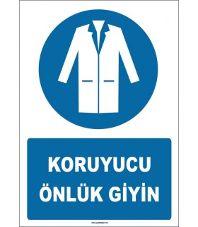ZY1723 - Koruyucu Önlük Giyin