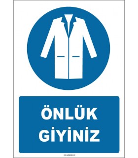 ZY1731 - Önlük Giyiniz