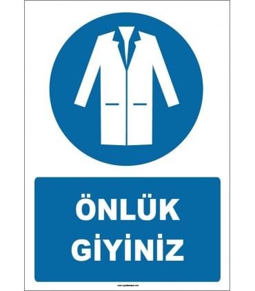 ZY1731 - Önlük Giyiniz