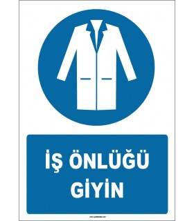 ZY1726 - İş Önlüğü Giyin