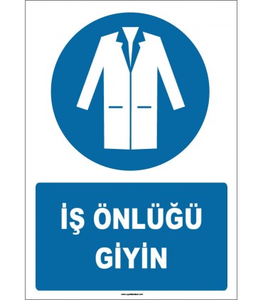 ZY1726 - İş Önlüğü Giyin