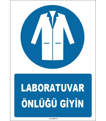 ZY1730 - Laboratuvar Önlüğü Giyin