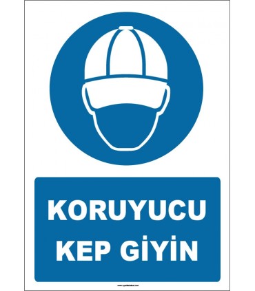 ZY1734 - Koruyucu Kep Giyin