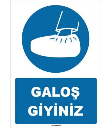 ZY1752 - Galoş Giyiniz