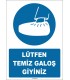 ZY1753 - Lütfen Temiz Galoş Giyiniz