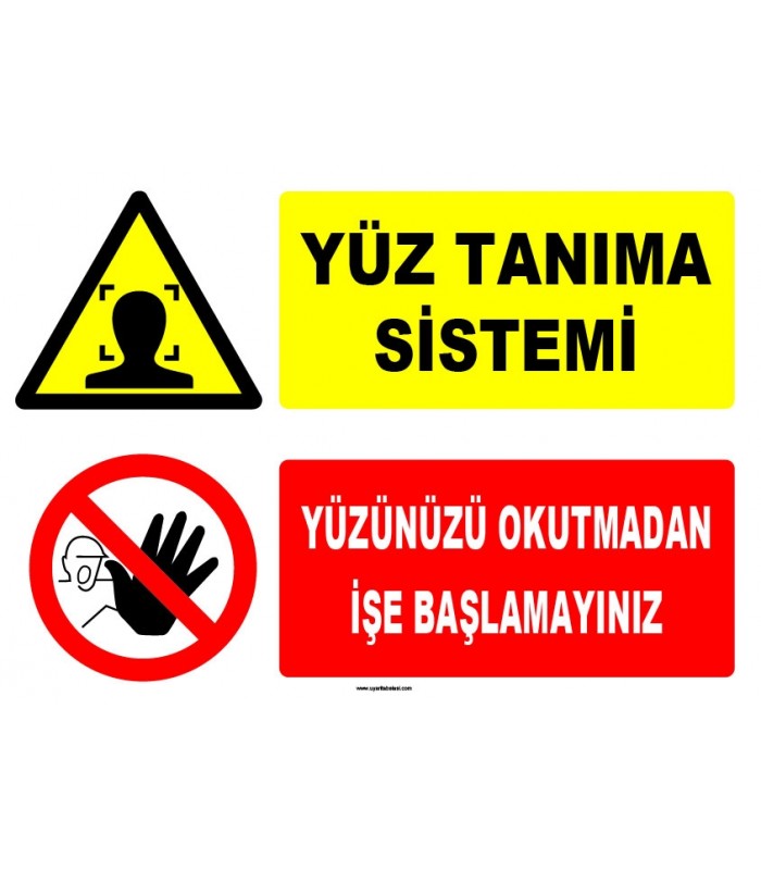 ZY1769 - Yüz Tanıma Sistemi, Yüzünüzü Okutmadan İşe Başlamayınız