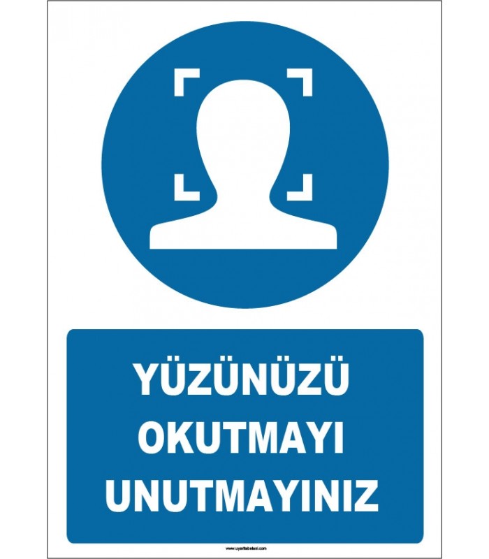 ZY1764 - Yüzünüzü Okutmayı Unutmayınız