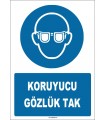 ZY1771 - ISO 7010 Koruyucu Gözlük Tak