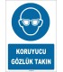 ZY1774 - ISO 7010 Koruyucu Gözlük Takın