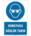 ZY1774 - ISO 7010 Koruyucu Gözlük Takın