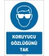 ZY1777 - Koruyucu Gözlüğünü Tak