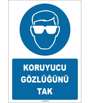 ZY1777 - Koruyucu Gözlüğünü Tak