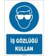 ZY1783 - İş Gözlüğü Kullan