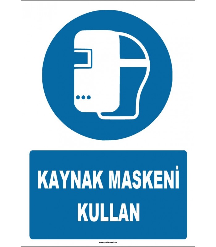 ZY1789 - ISO 7010 Kaynak Maskeni Kullan