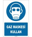 ZY1796 - ISO 7010 Gaz Maskesi Kullan