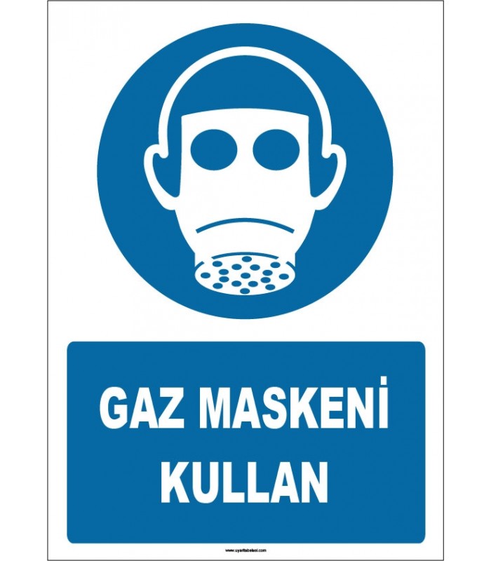 ZY1797 - ISO 7010 Gaz Maskeni Kullan