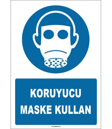 ZY1805 - ISO 7010 Koruyucu Maske Kullan