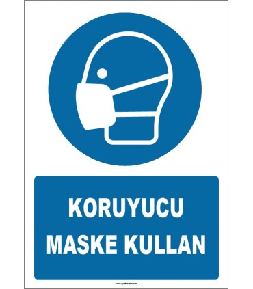 ZY1809 - ISO 7010 Koruyucu Maske Kullan