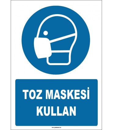ZY1811 - ISO 7010 Toz Maskesi Kullan