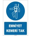 ZY1815 - ISO 7010 Emniyet Kemeri Tak