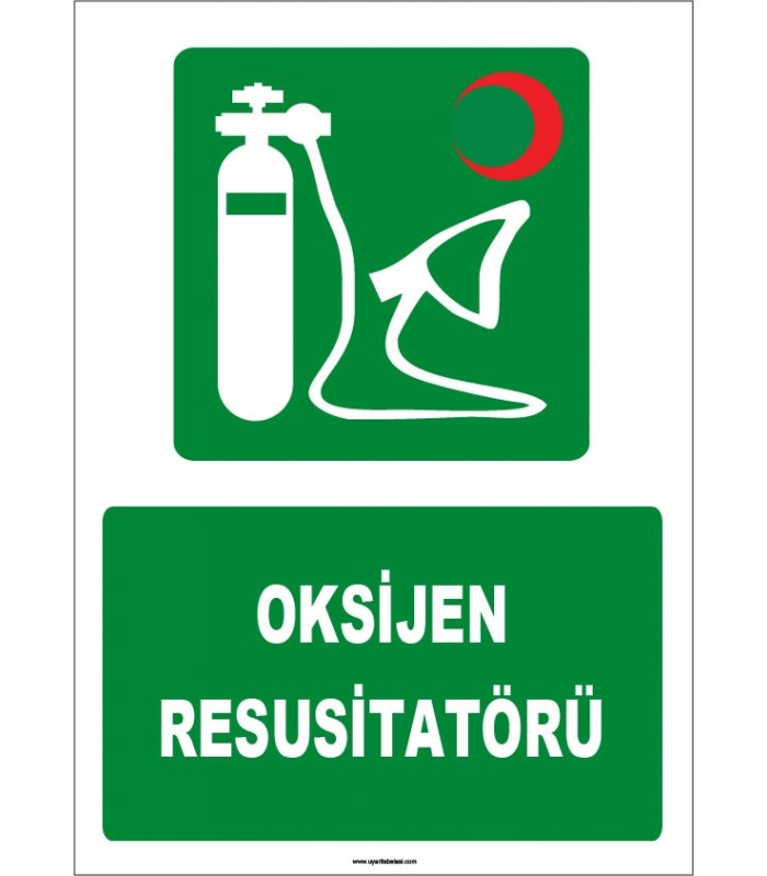 ZY1824 - ISO 7010 Oksijen Resusitatörü