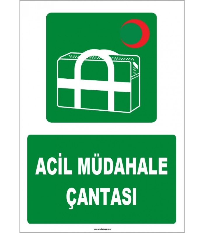 ZY1825 - ISO 7010 Acil Müdahale Çantası