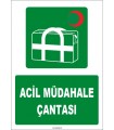ZY1825 - ISO 7010 Acil Müdahale Çantası