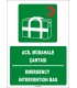 ZY1827 - ISO 7010 Türkçe İngilizce Acil Müdahale Çantası, Emergency Intervention Bag