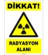 ZY1872 - ISO 7010 Dikkat Radyasyon Alanı