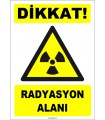 ZY1872 - ISO 7010 Dikkat Radyasyon Alanı