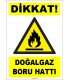 ZY-1891 - Dikkat Doğalgaz Boru Hattı