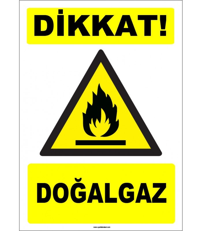ZY-1892 - Dikkat Doğalgaz