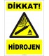 ZY1900 - ISO 7010 Dikkat! Hidrojen