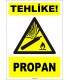 ZY1906 - ISO 7010 Tehlike! Propan