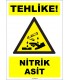 ZY1918 - ISO 7010 Tehlike! Nitrik Asit
