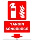 ZY1926 - ISO 7010 Yangın Söndürücü, aşağı tarafta