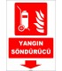 ZY1925 - ISO 7010 Tekerlekli Yangın Söndürücü, aşağı tarafta