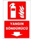 ZY1931 - ISO 7010 Yangın Söndürücü, aşağı tarafta