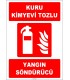 ZY1937 - ISO 7010 Kuru Kimyevi Tozlu Yangın Söndürücü