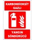 ZY1938 - ISO 7010 Karbondioksit Gazlı Yangın Söndürücü
