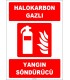 ZY1940 - ISO 7010 Halokarbon Gazlı Yangın Söndürücü